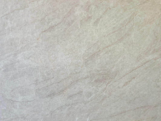 GM31 ZERO SILICA Ivory with blush and beige veining Rectangular Engineered Stone
