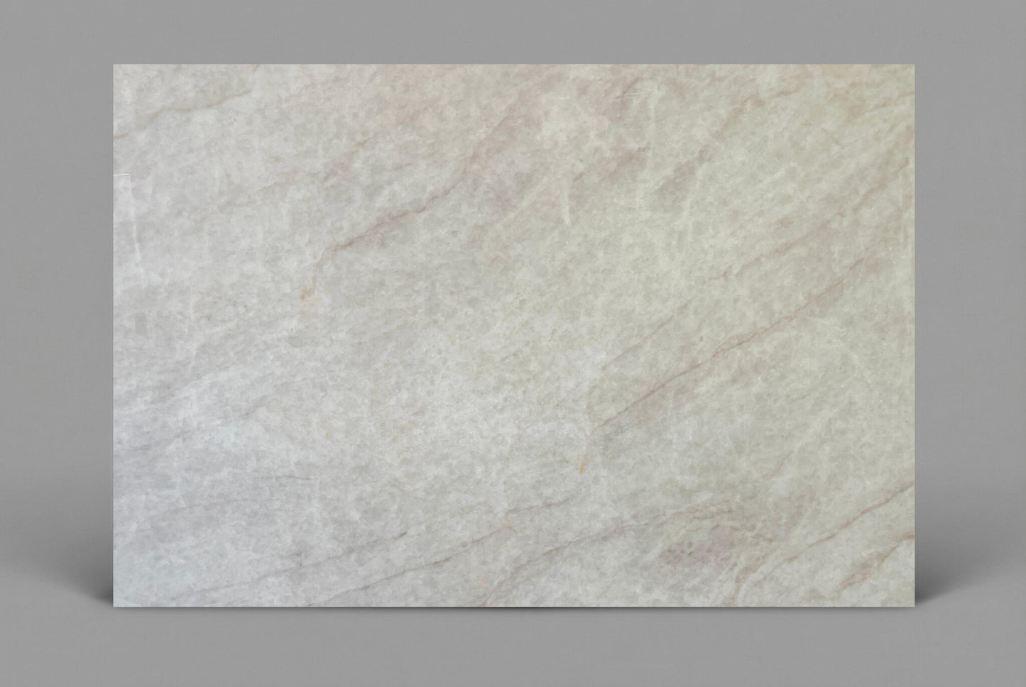 GM31 ZERO SILICA Ivory with blush and beige veining Rectangular Engineered Stone