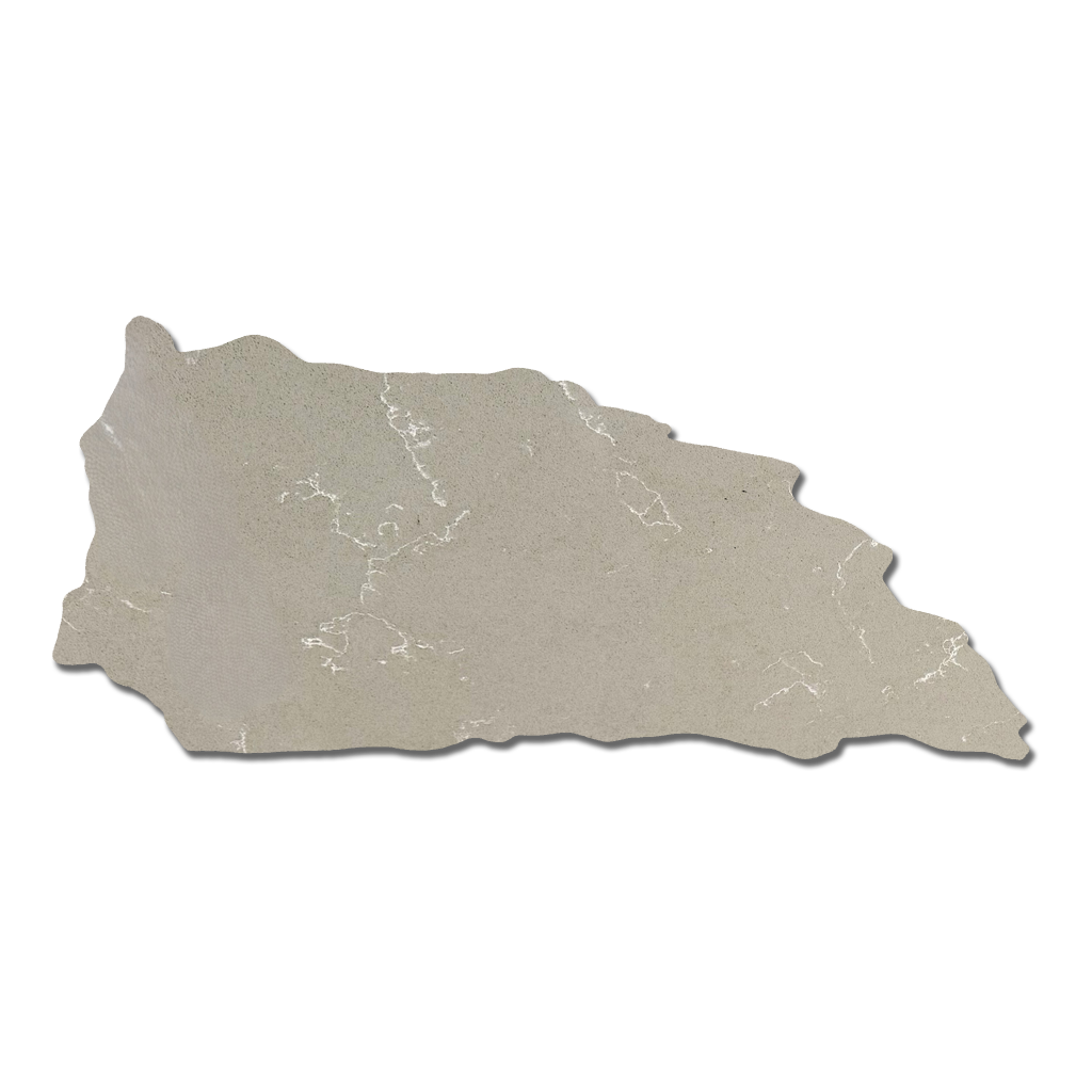 6803 ZERO SILICA Light Beige / Champagne Rectangular Engineered Stone