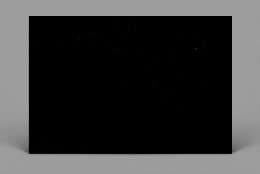 GSY48-1 ZERO SILICA Black Rectangular Engineered Stone
