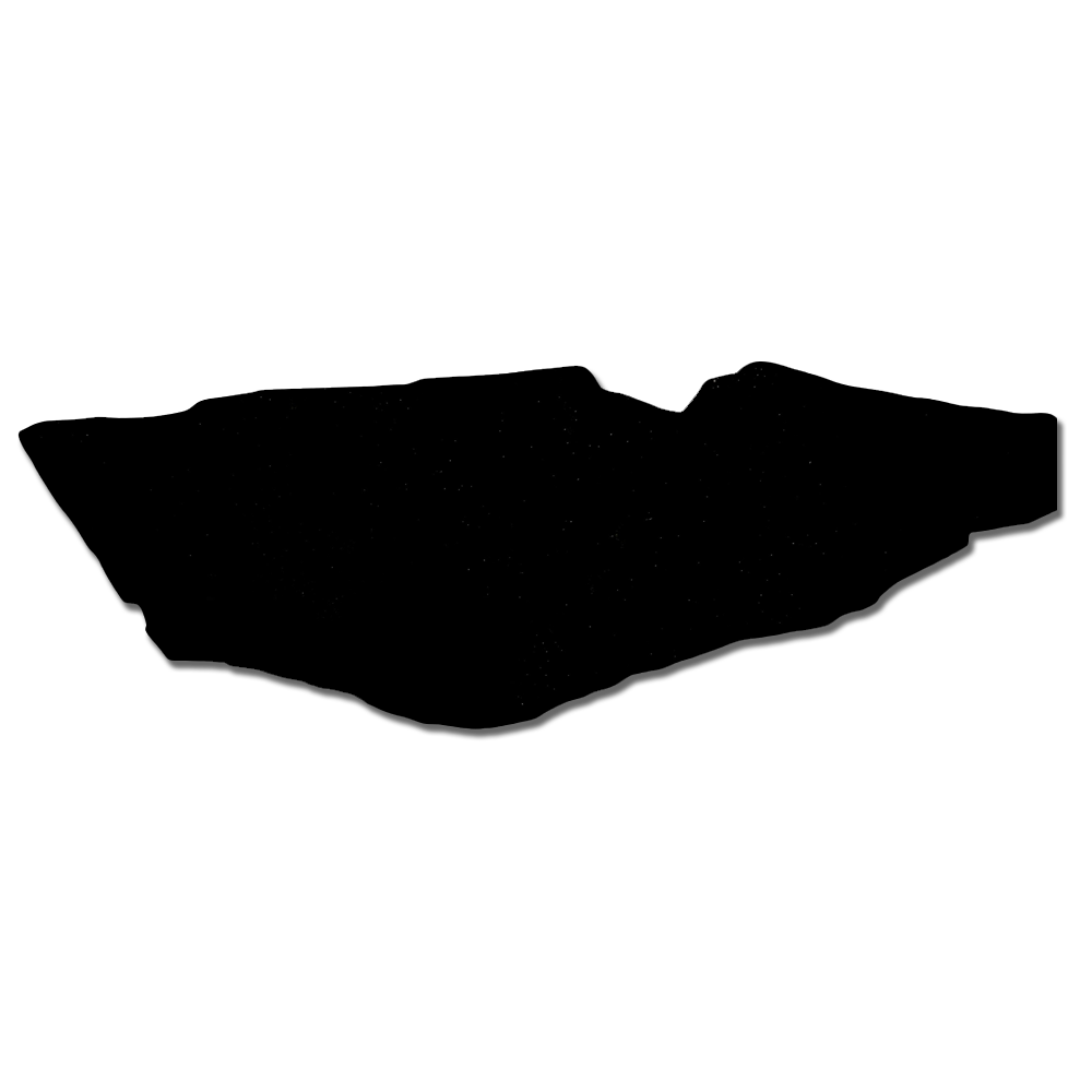 GSY48-1 ZERO SILICA Black Rectangular Engineered Stone