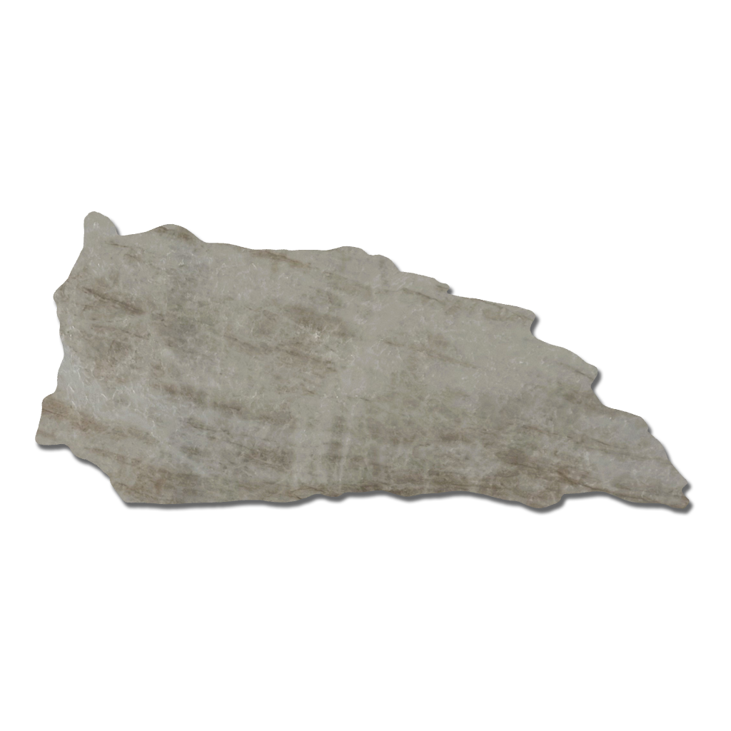 KY066 ZERO SILICA Ivory, Taupe, Gold Rectangular Engineered Stone