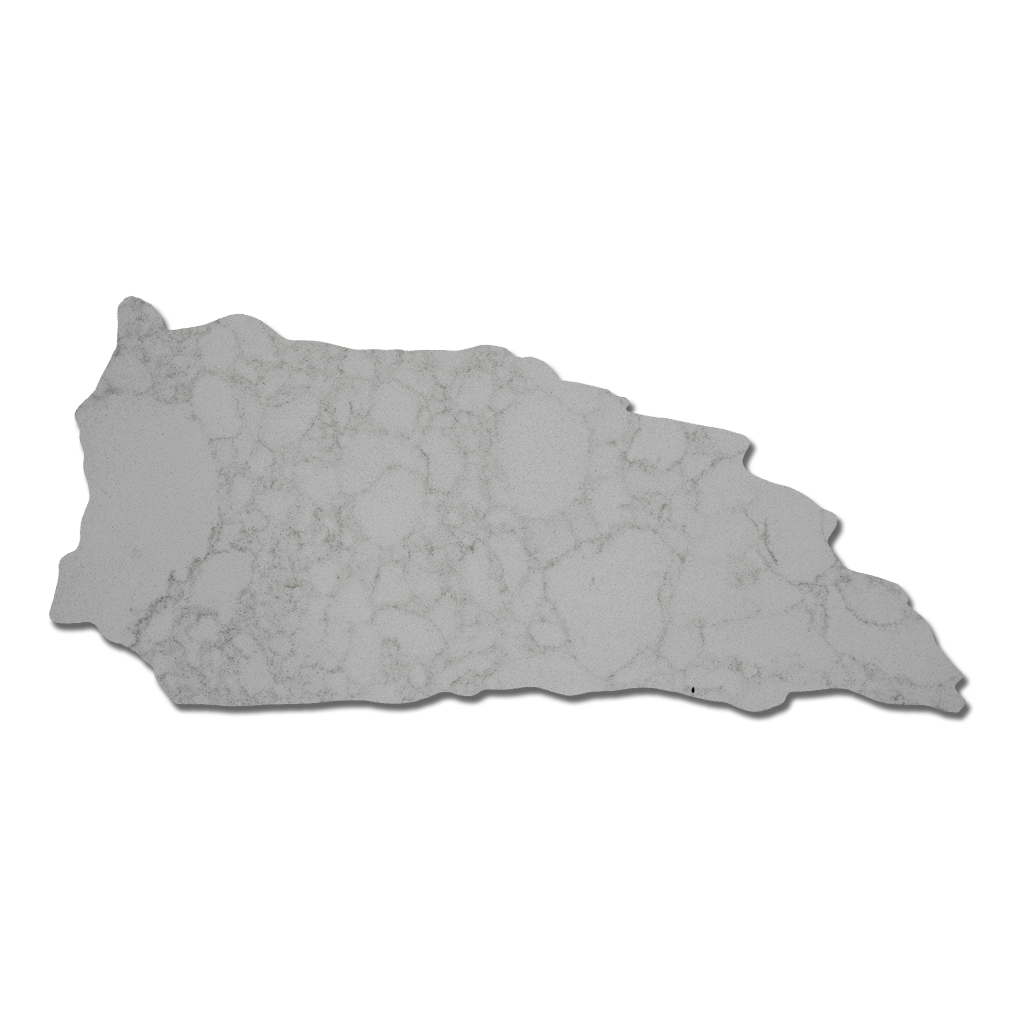 5031 ZERO SILICA White with grey veining Rectangular Engineered Stone
