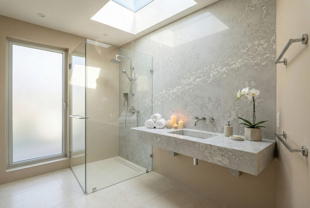 A3135 ZERO SILICA Blue, Gray, White Rectangular Engineered Stone
