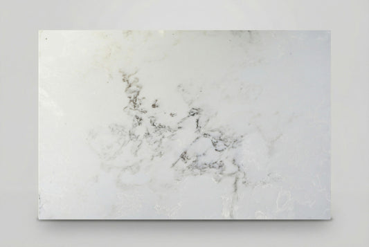 9018 ZERO SILICA White Rectangular Engineered Stone Slab