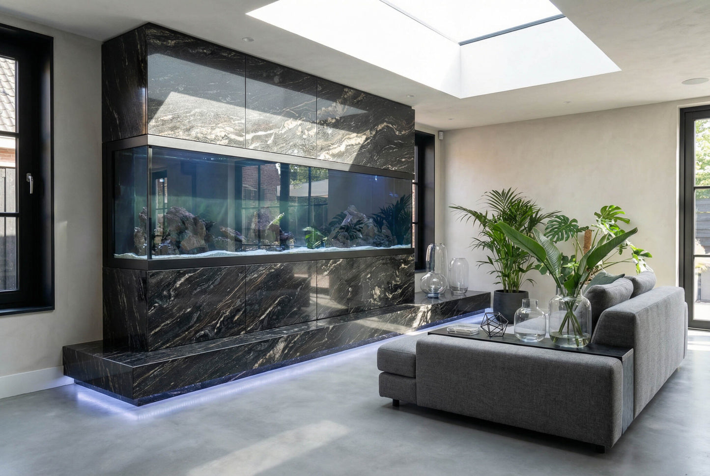 AVTB Natural Stone Black Rectangular Natural Stone