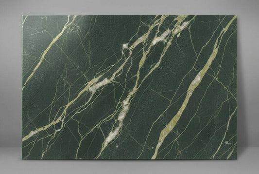 AVAG Natural Stone Green with gold and ivory veining Rectangular Natural Stone