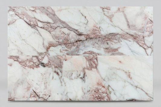 Fancy Macaubus Natural Stone Light beige, creamy, soft ivory base with deep wine, burgundy, and earthy-toned veins Rectangular Natural Stone