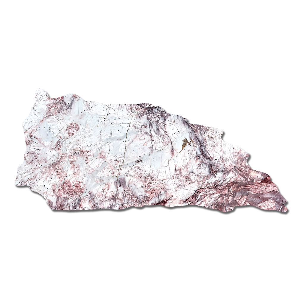 Fancy Macaubus Natural Stone Light beige, creamy, soft ivory base with deep wine, burgundy, and earthy-toned veins Rectangular Natural Stone