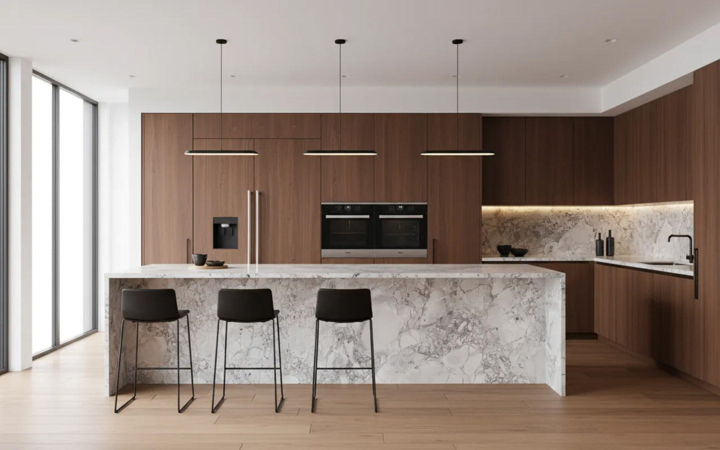 Q9007 Natural Stone White Rectangular Natural Stone