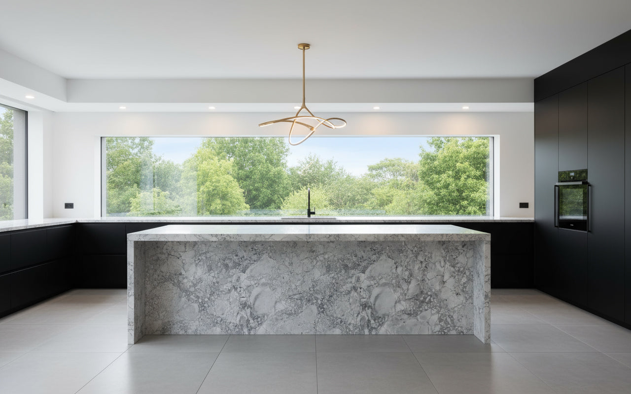Q9007 Natural Stone White Rectangular Natural Stone
