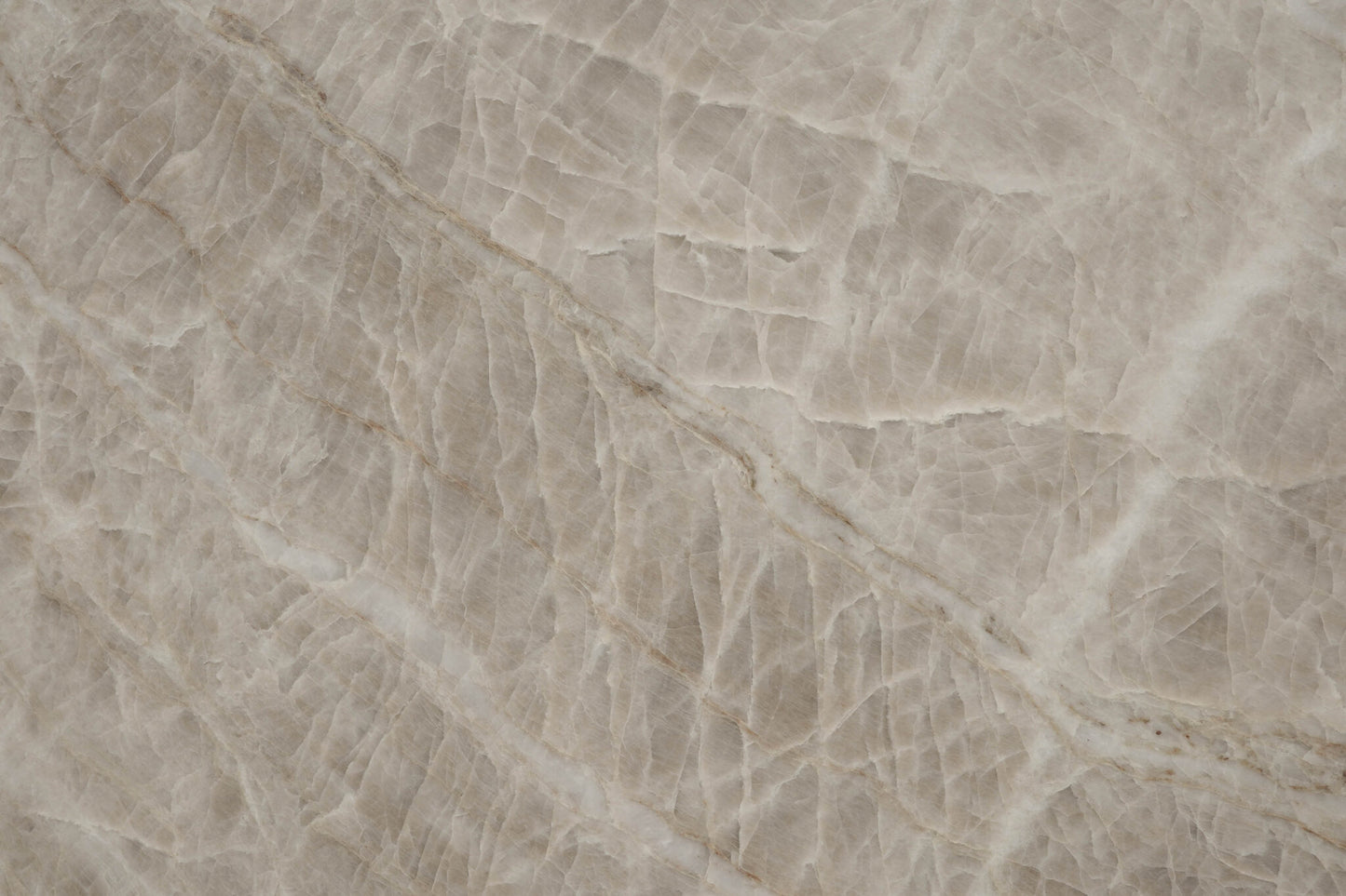 Taj Mahal Natural Stone Creamy White with Brown Taupe Veining Rectangular Natural Stone