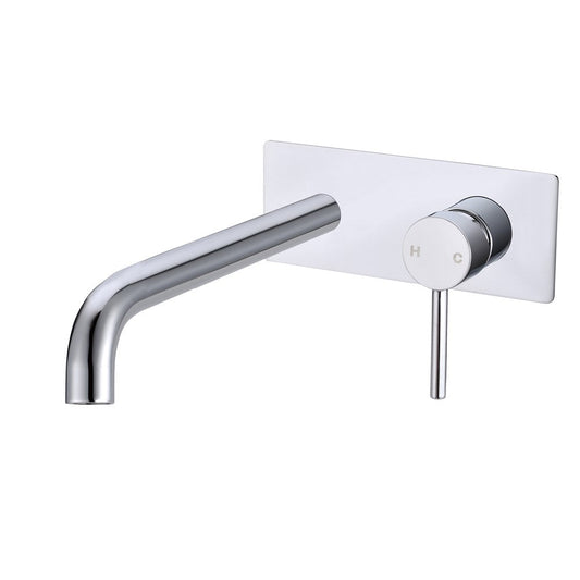 CH0144-2-EX.BM LUCID PIN Chrome, Polished Chrome Round Wall Mounted Wall Mixer