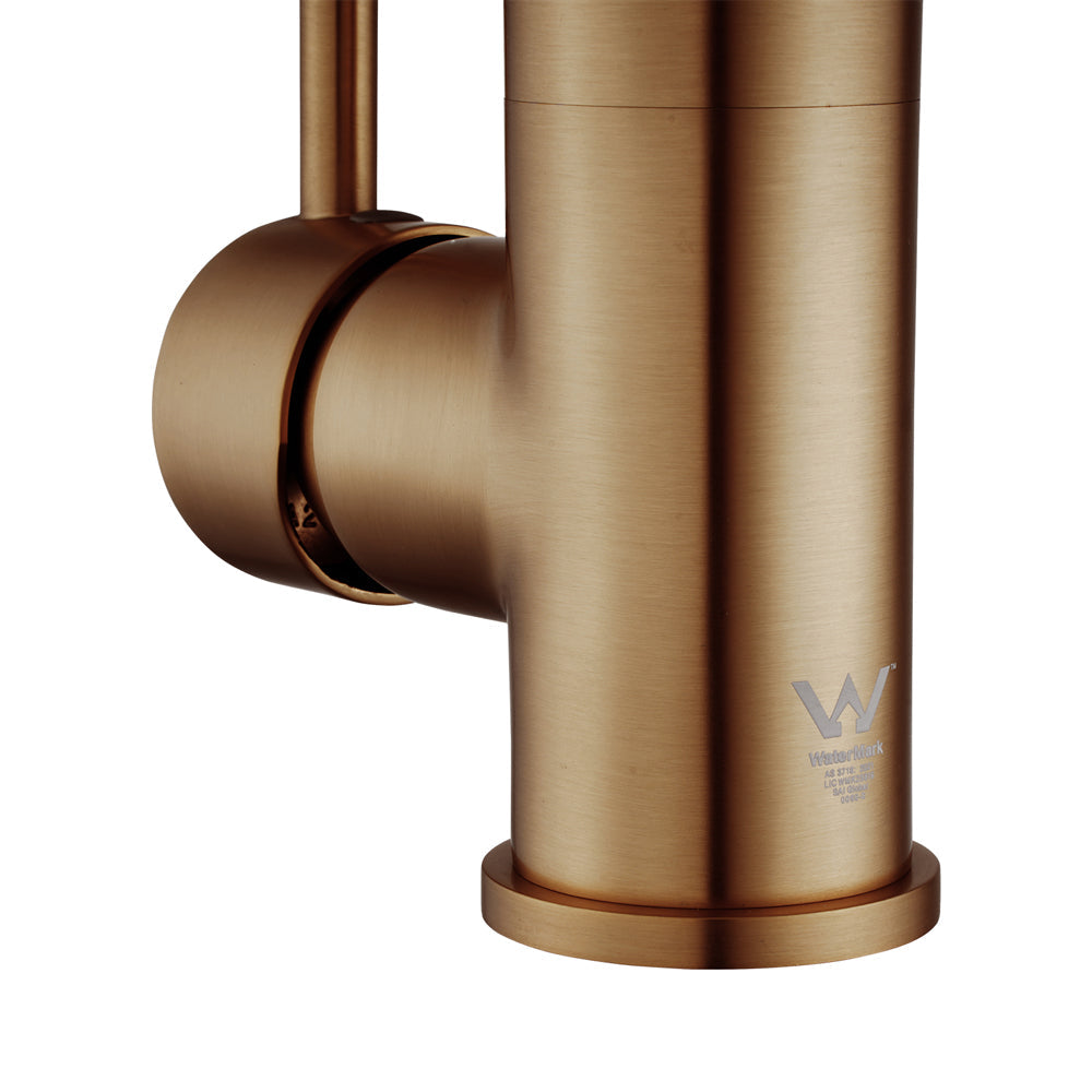 BUCP1026.KM Brushed Copper Kitchen / Laundry Mixer