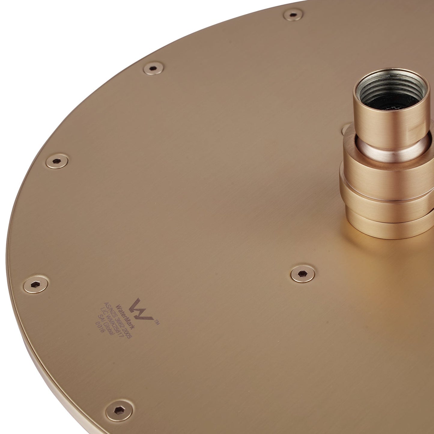 BUCP0010.SH Brushed Copper Round 250mm / 10" Shower Head