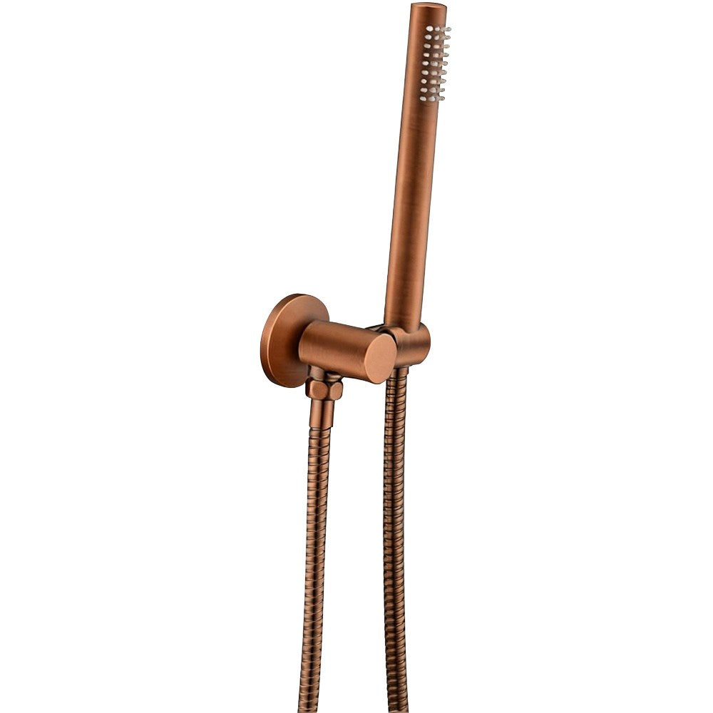 BUCP2131.SH Brushed Copper Shower bracket with Handheld Shower