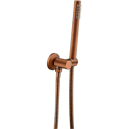 BUCP2131.SH Brushed Copper Shower bracket with Handheld Shower