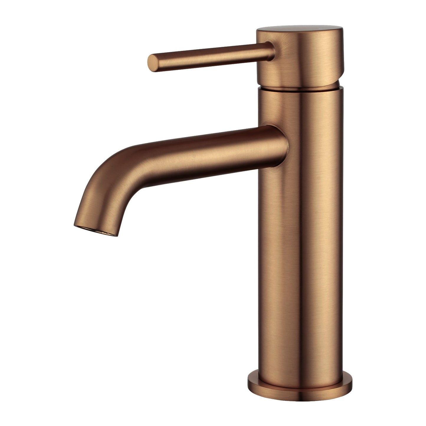 BUCP0150.BM LUCID PIN Brushed Copper short Basin Mixer