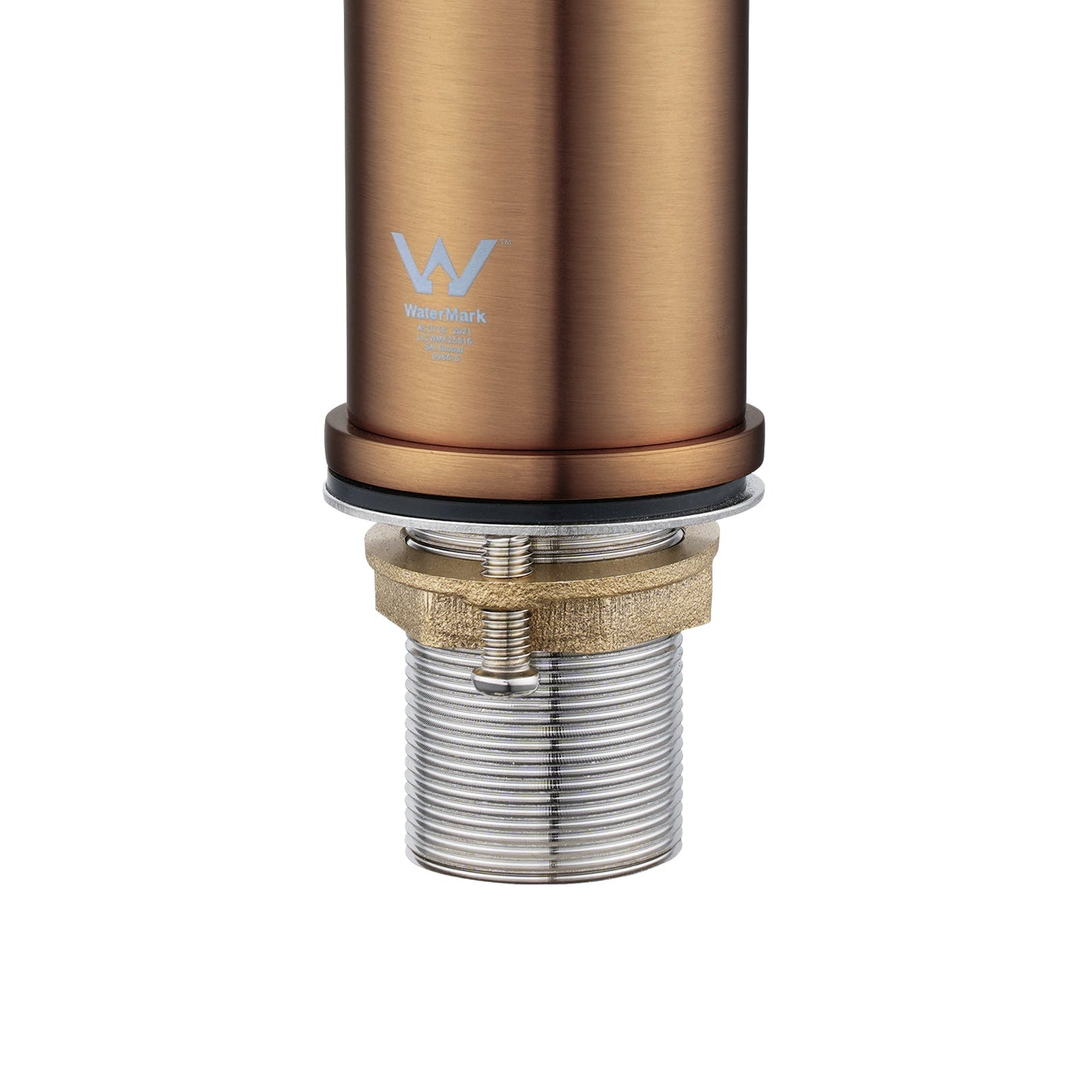 BUCP0150.BM LUCID PIN Brushed Copper short Basin Mixer