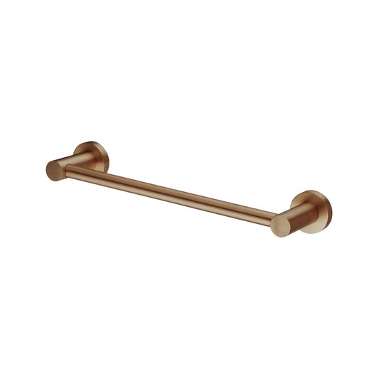 BUCP6610.TR PIN Series Brushed Copper Towel Rail Length 300mm