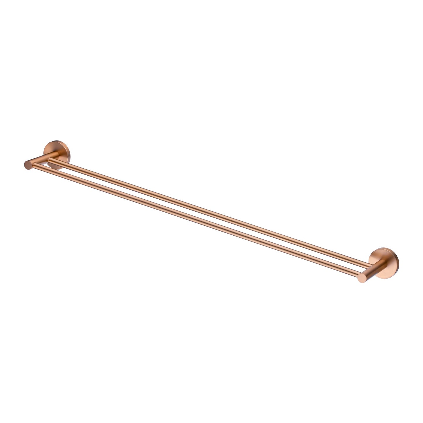 BUCP6602.TR PIN Brushed Copper Double Towel Rail 790mm