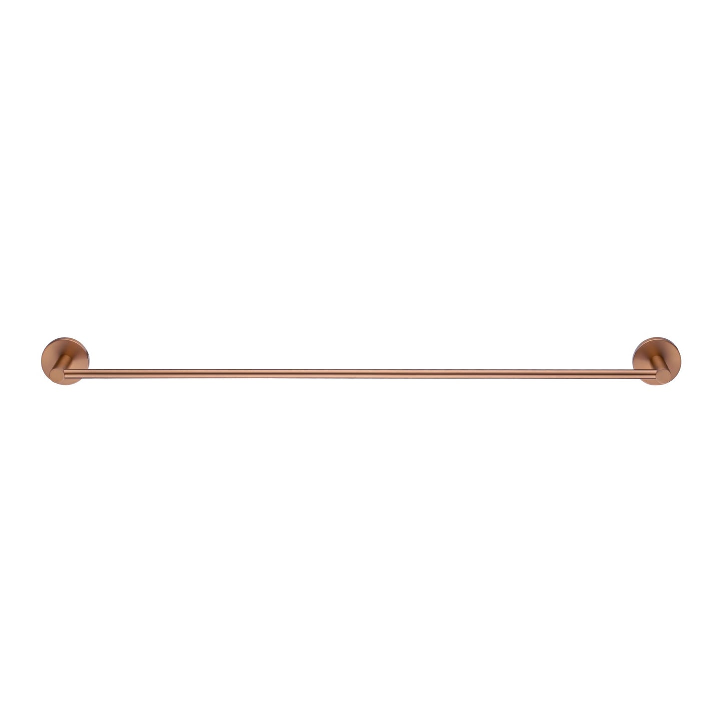 BUCP6601.TR LUCID PIN Brushed Copper Single Towel Rail 800mm long