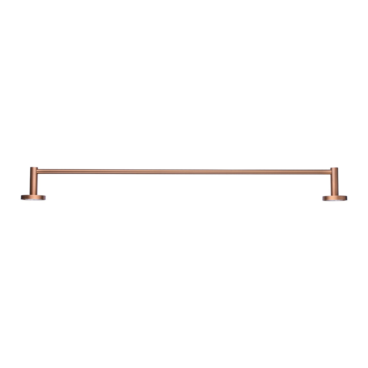 BUCP6601.TR LUCID PIN Brushed Copper Single Towel Rail 800mm long
