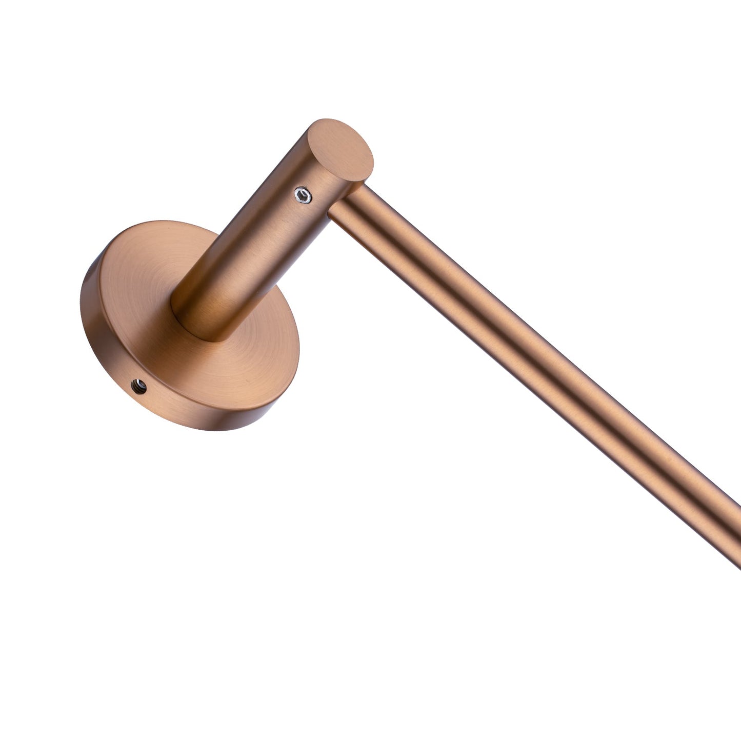 BUCP6601.TR LUCID PIN Brushed Copper Single Towel Rail 800mm long