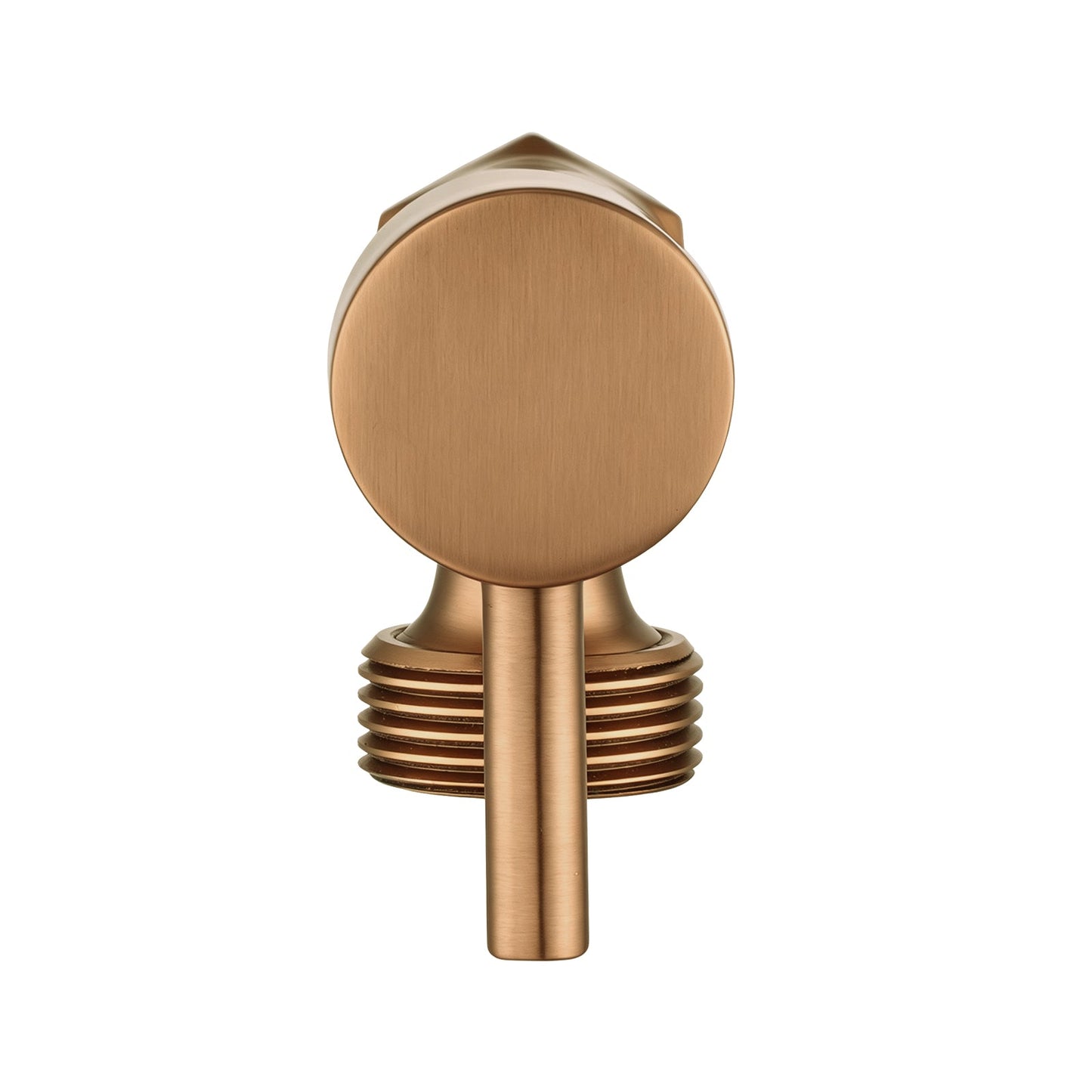 BUCP0016.WMT Brushed Copper Round Washing Machine Stop Valve