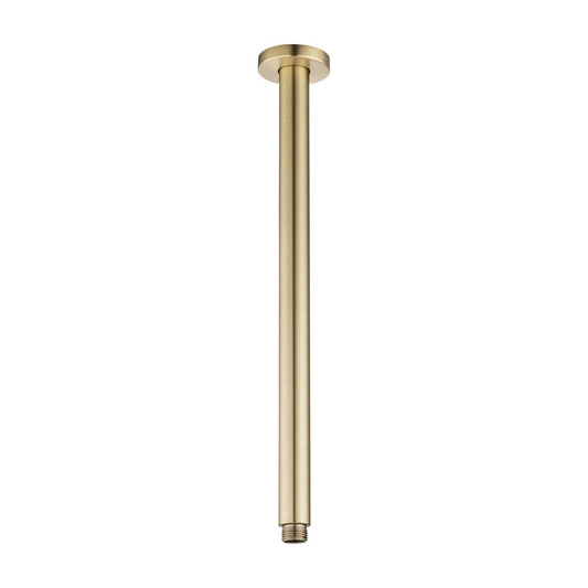 LBG0120.SA Light Brushed Gold Ceiling Shower Arm 400mm Long