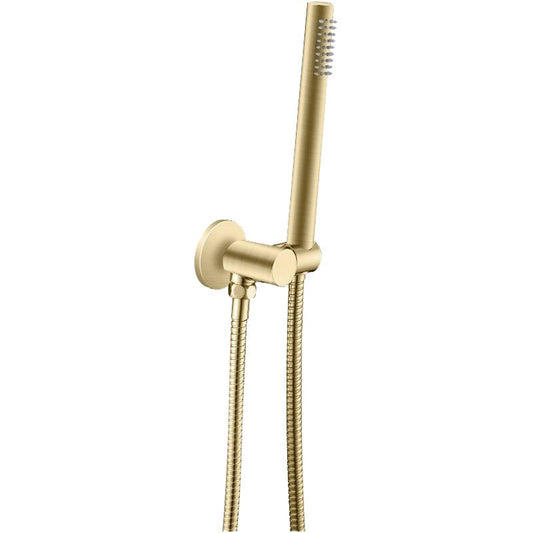 LBG2131.SH Light Brushed Gold Bracket with Round Handheld Shower