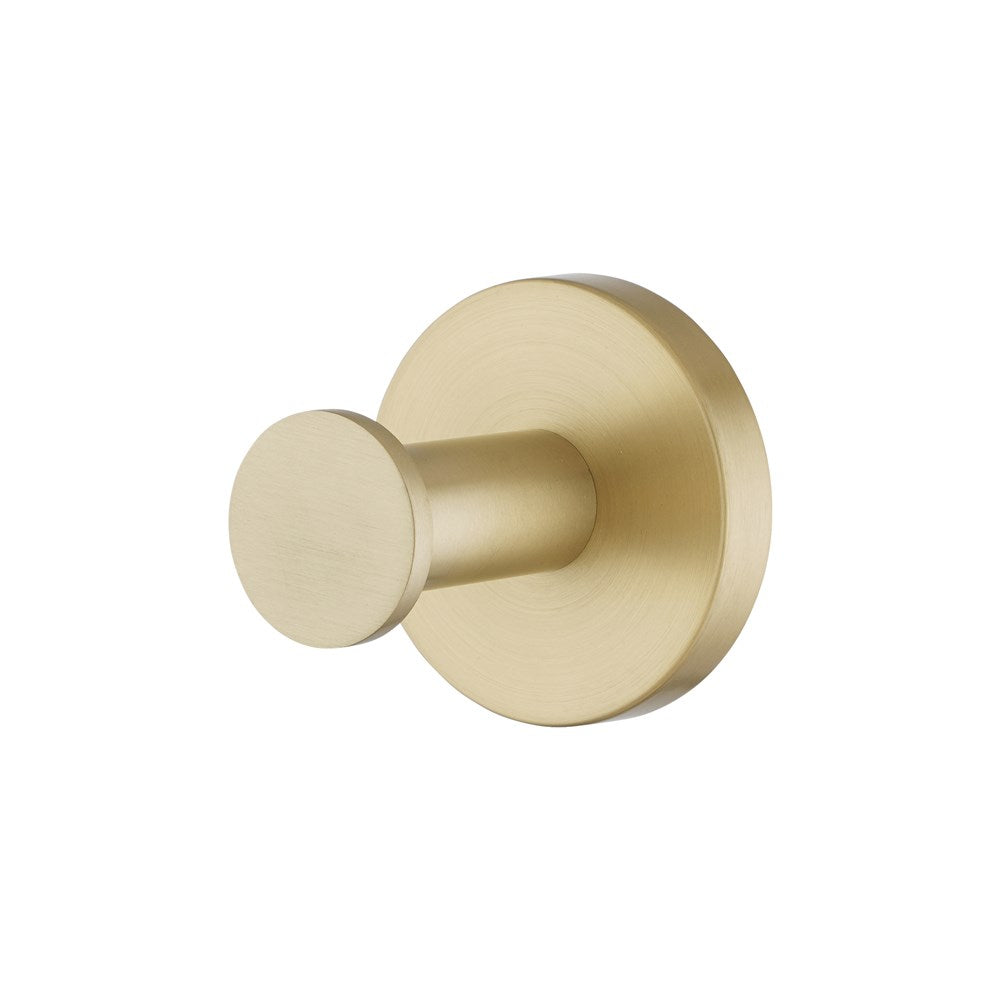 LBG6608.TR LUCID PIN Light Gold Brushed Round Robe Hook