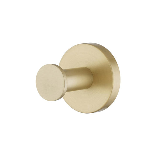 LBG6608.TR LUCID PIN Light Gold Brushed Round Robe Hook