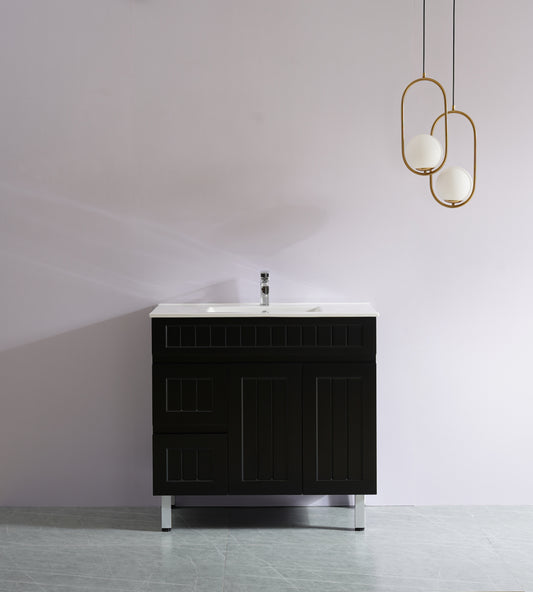 AC94LL-MW Acacia Matte White Free Standing Vanity