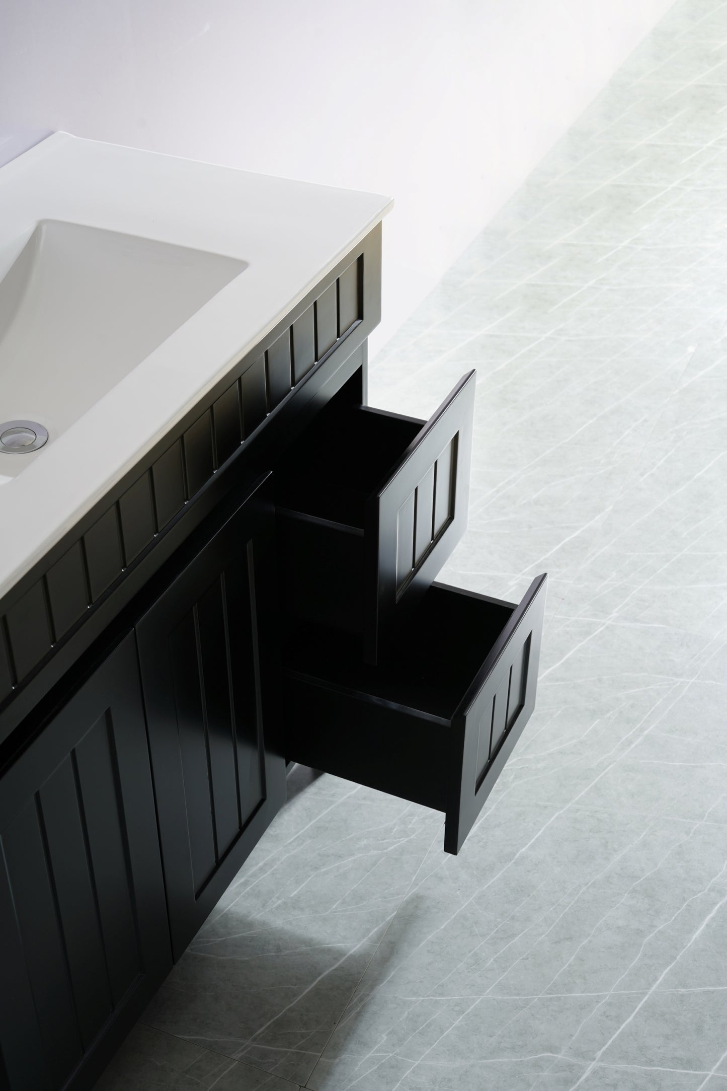 AC94RL-MW Acacia Matte White Free Standing Vanity