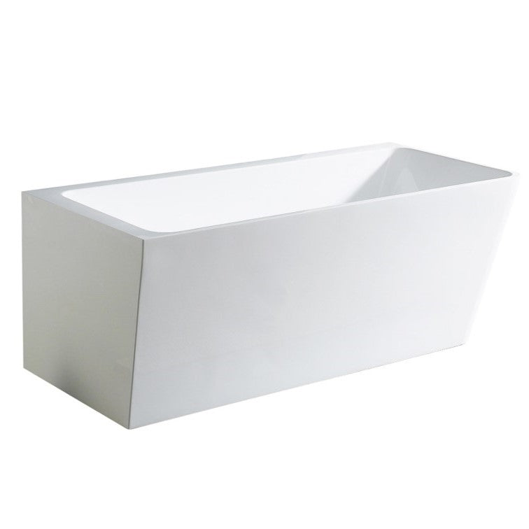 ACBT1500L Avis Corner Gloss White Right corner Back to Wall, Corner Bathtub