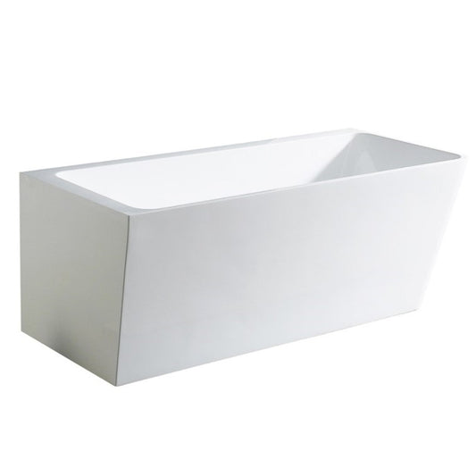 ACBT1500L Avis Corner Gloss White Right corner Back to Wall, Corner Bathtub
