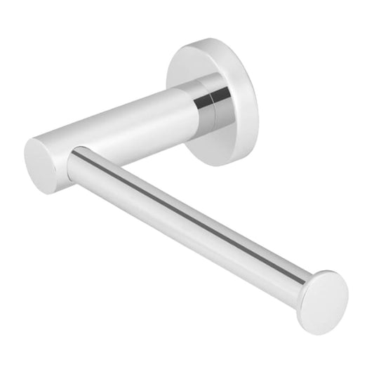AR611.01 Norico Pentro Chrome, Polished Chrome Round Wall Mounted Toilet Roll Holder