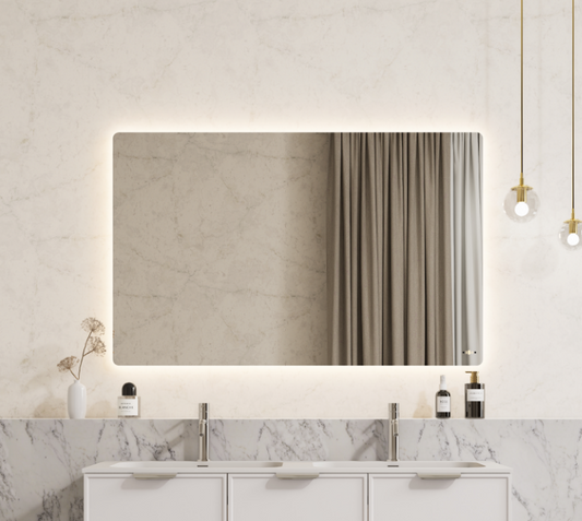 BL9075BM LED Rectangular Frameless Jasper Mirror