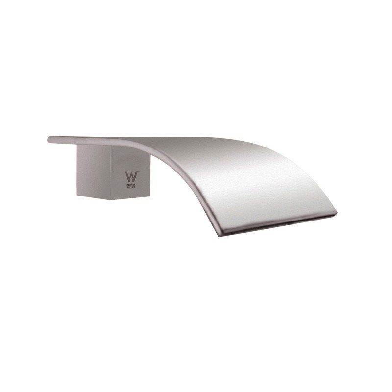 BU0005.BS Brushed Nickel Wall Mounted Bath Spout