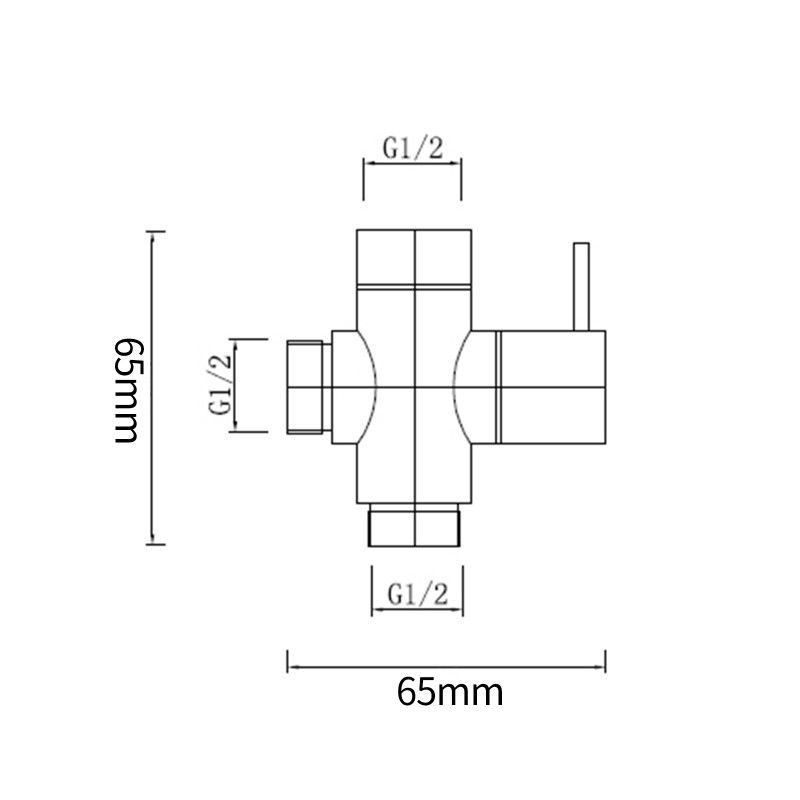 BU001.ST Brushed Nickel Diverter