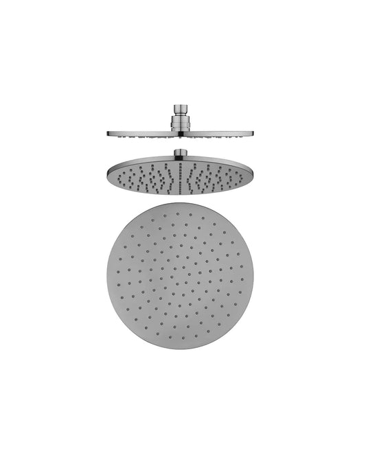BU0010.SH Brushed Nickel Nickel Round Shower Head