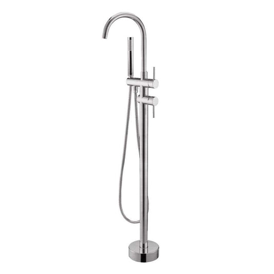 BU0116.BS Brushed Nickel Nickel Free Standing Bath Mixer