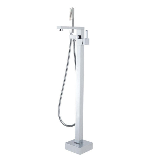 BU0117.BS Brushed Nickel Nickel Free Standing Bath Mixer