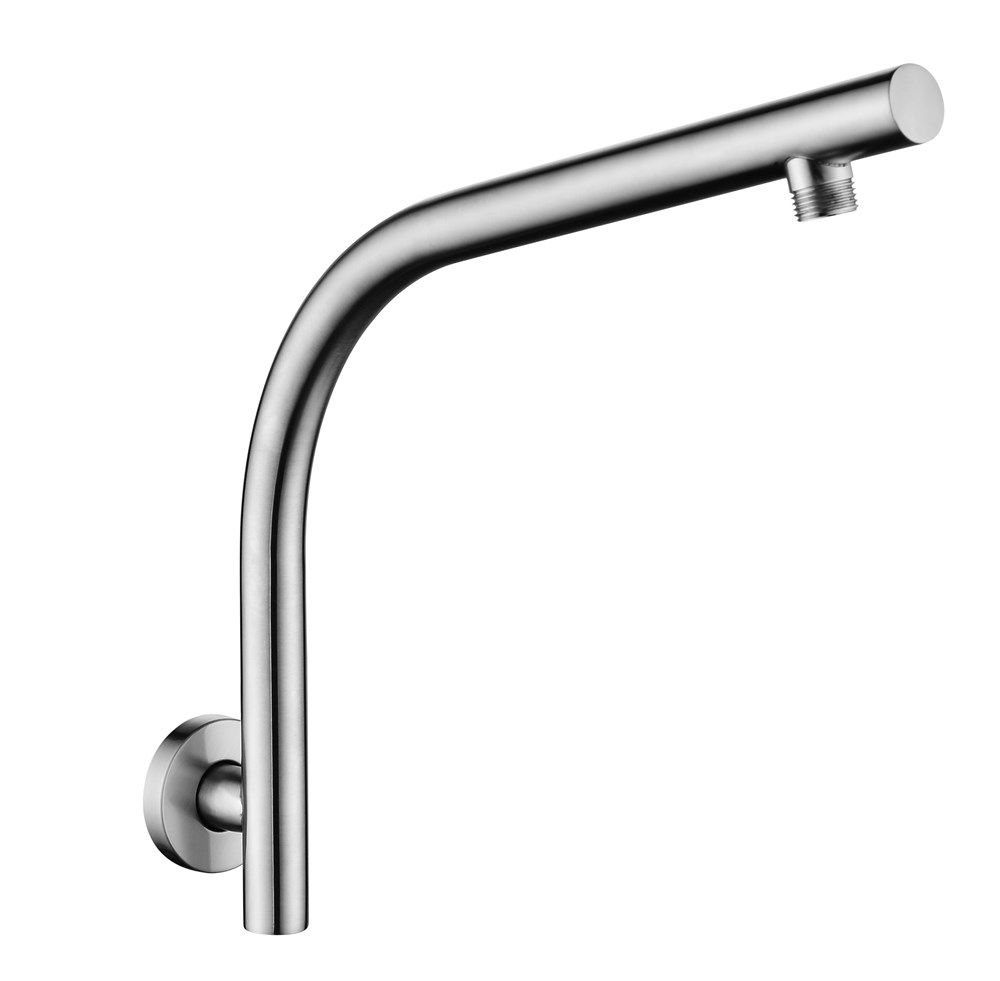 BU0127.SA Brushed Nickel Nickel Round Wall Mounted Shower Arm