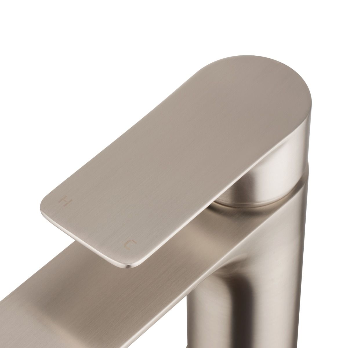 BU0131.BM VOG Brushed Nickel Nickel Round Above Counter Basin Mixer