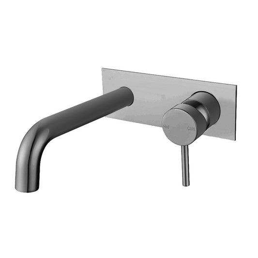 BU0144-2-EX.BM LUCID PIN Brushed Nickel Nickel Circular Wall Mounted Wall Mixer