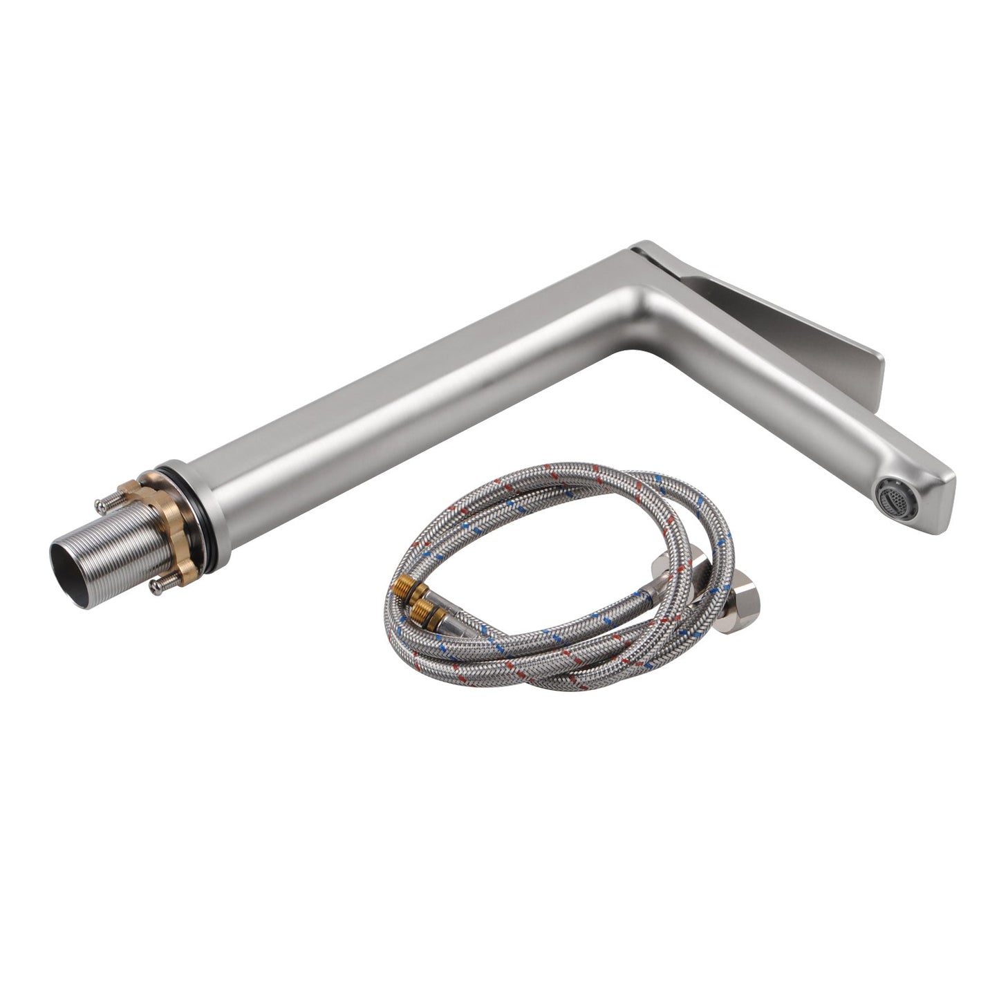 BU0149.BM Brushed Nickel Nickel Above Counter Tall Basin Mixer