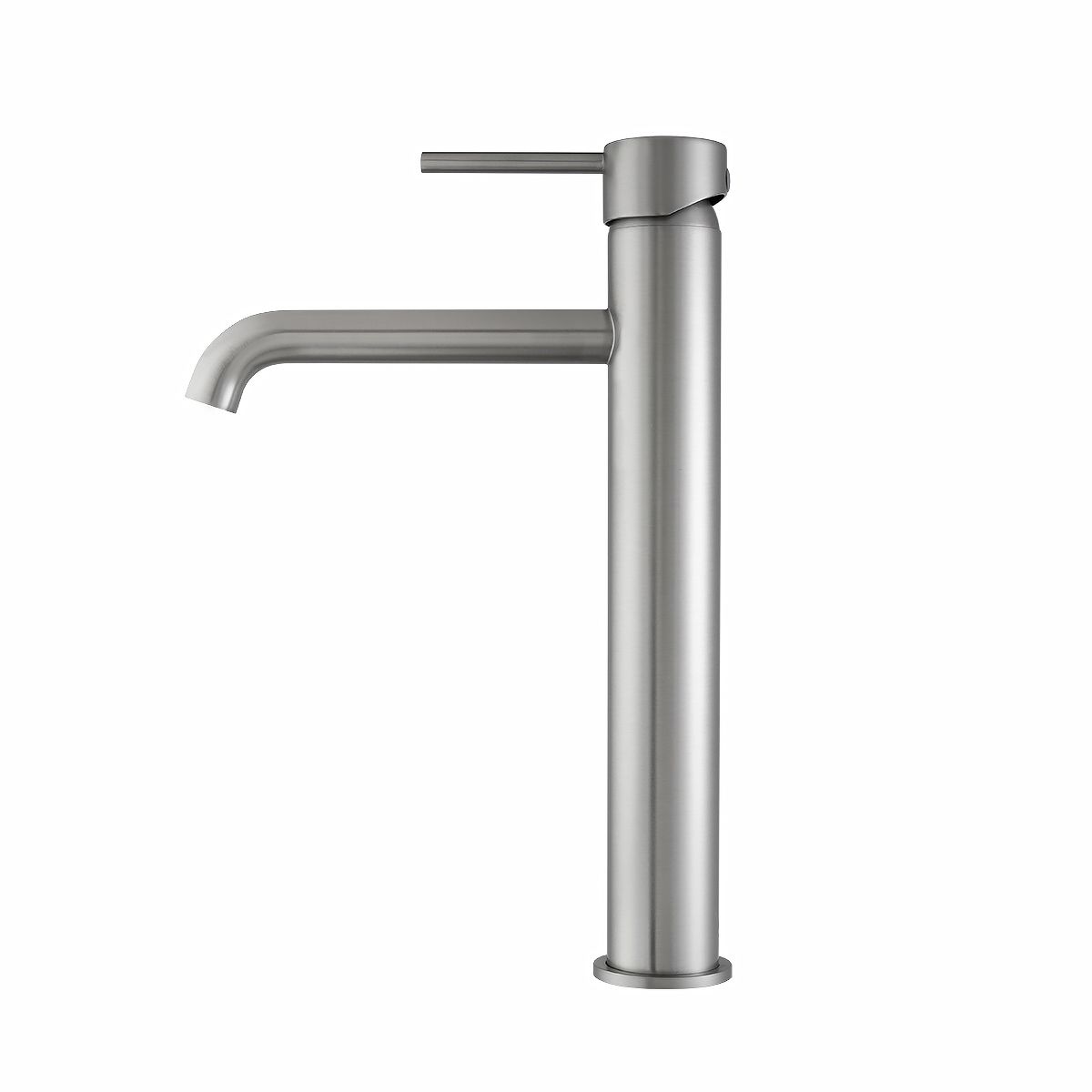 BU0151.BM LUCID PIN Brushed Nickel Nickel Round Counter-mounted Tall Basin Mixer