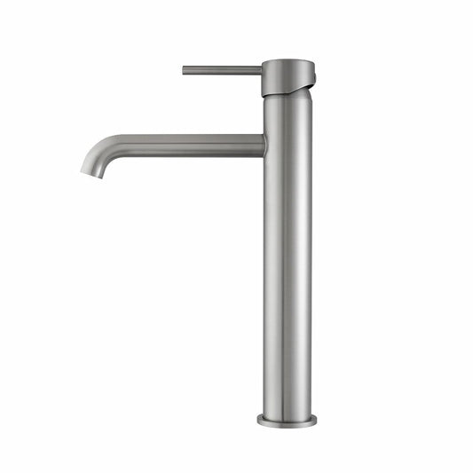 BU0151.BM LUCID PIN Brushed Nickel Nickel Round Counter-mounted Tall Basin Mixer